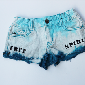 CUSTOM - Denim cut off shorts - kid's sizes