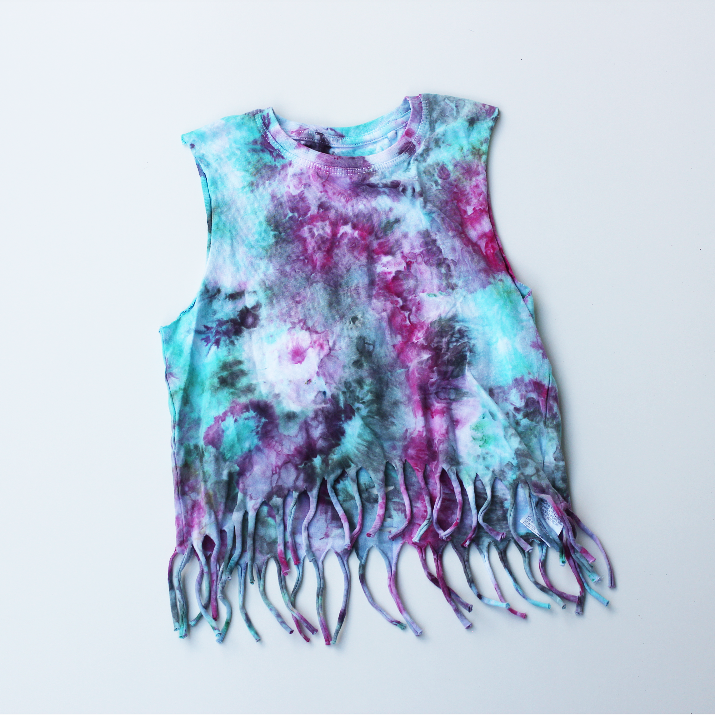 PREMADE - kids size 5 boho tank