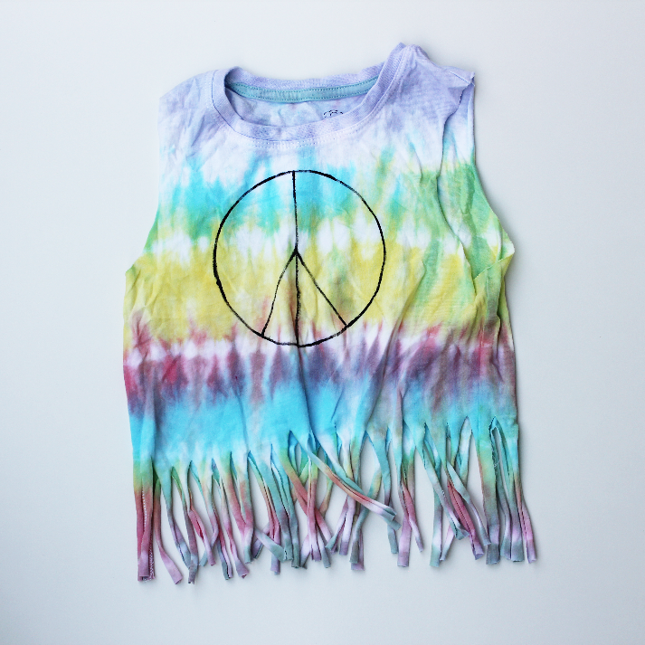 PREMADE - kids size 3 boho tank