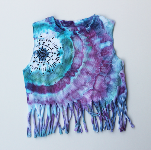 PREMADE - kids size 2 boho tank