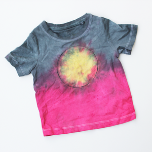 PREMADE - kids size 1 aboriginal flag tee