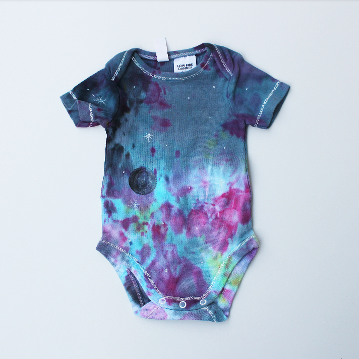 CUSTOM- The galaxy baby onesie