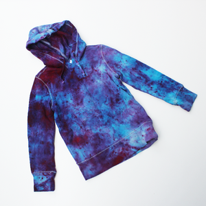 PREMADE - Kids hoodie size 7 tiedye