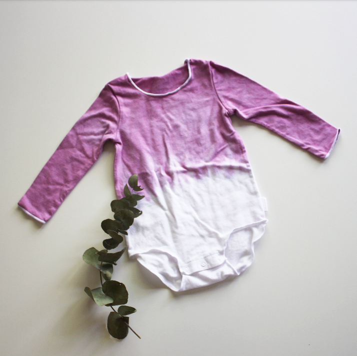 CUSTOM- The dip dye ombre onesie