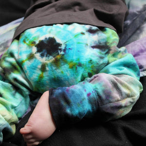 CUSTOM handmade baby harem pants hand dyed