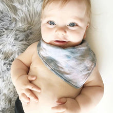 CUSTOM Tiedye baby bandana bibs