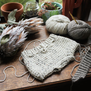 CUSTOM handmade knit crochet shorties bloomers size NB - 4Y
