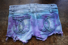 PREMADE denim BARDOT shorts ladies size 8