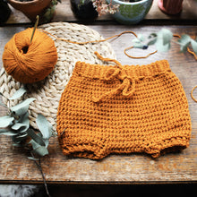 CUSTOM handmade knit crochet shorties bloomers size NB - 4Y