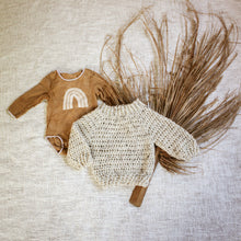 CUSTOM- The boho rainbow onesie