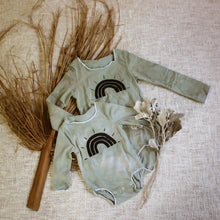 CUSTOM- The boho rainbow onesie