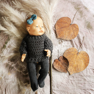 CUSTOM doll / teddy handmade knit crochet jumper pullover