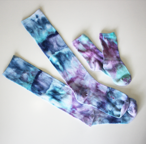 PREMADE & CUSTOM - tiedye socks - all sizes!